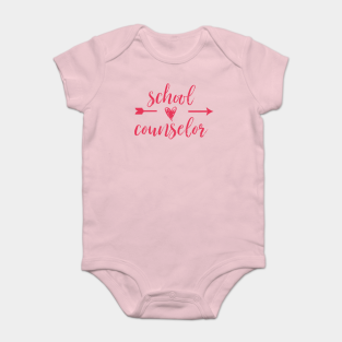 School Counselor Baby Bodysuit - School Counselor by stickersbycare